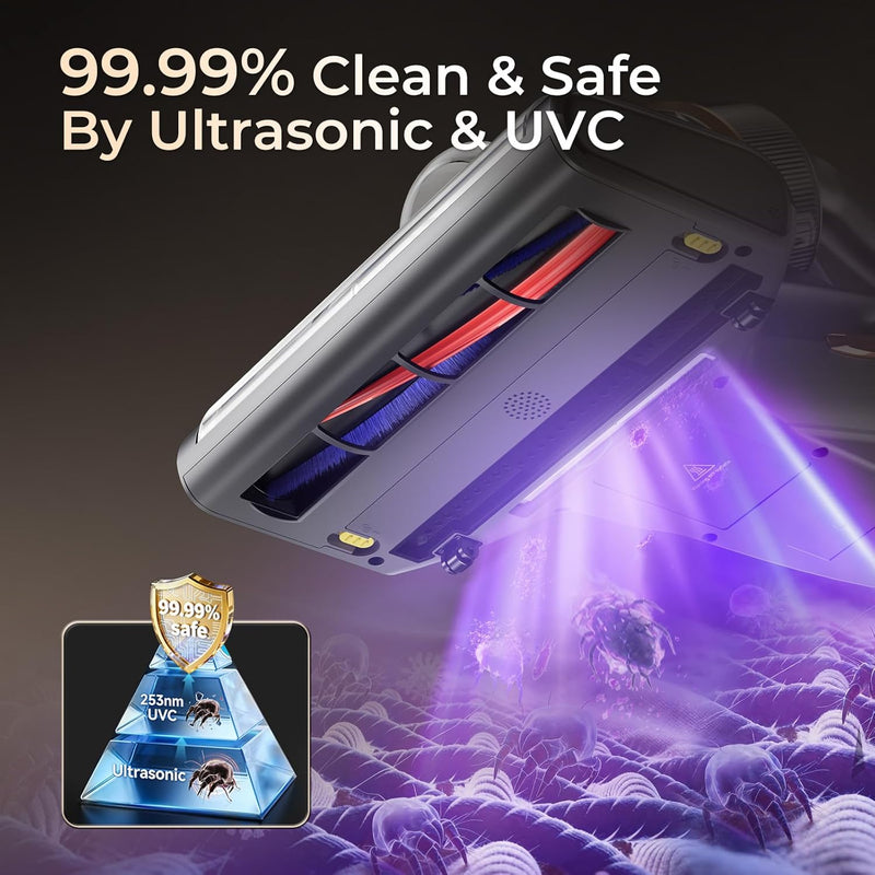 Pro Mattress Vacuum Cleaner with Dust Mite Sensor