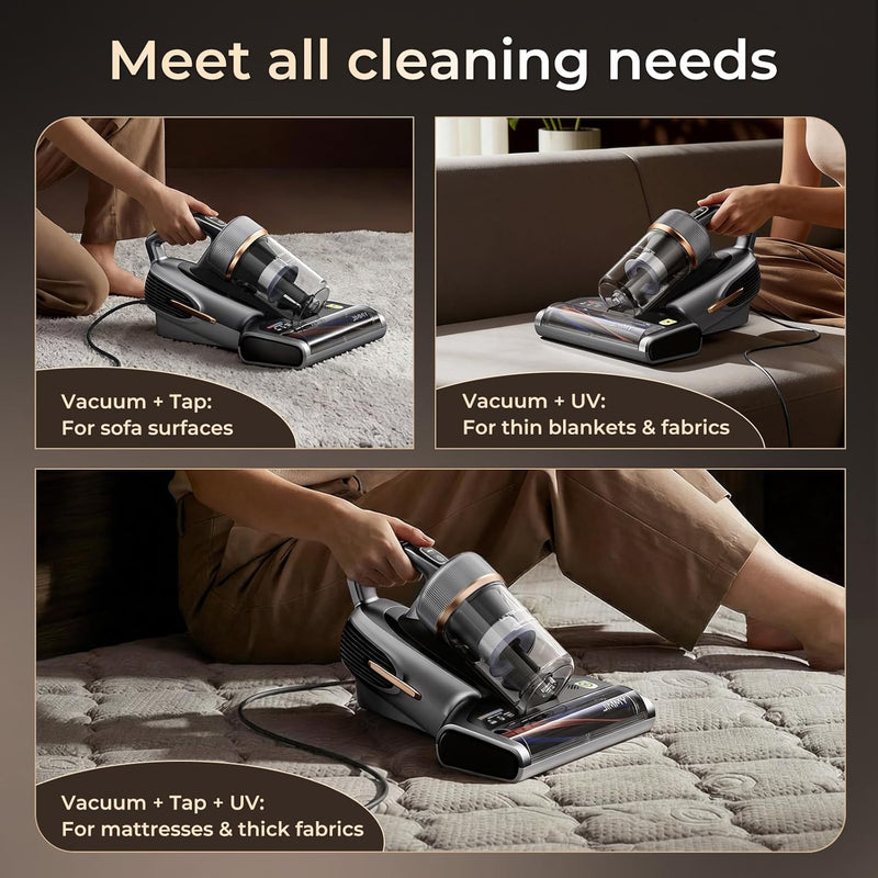 Pro Mattress Vacuum Cleaner with Dust Mite Sensor