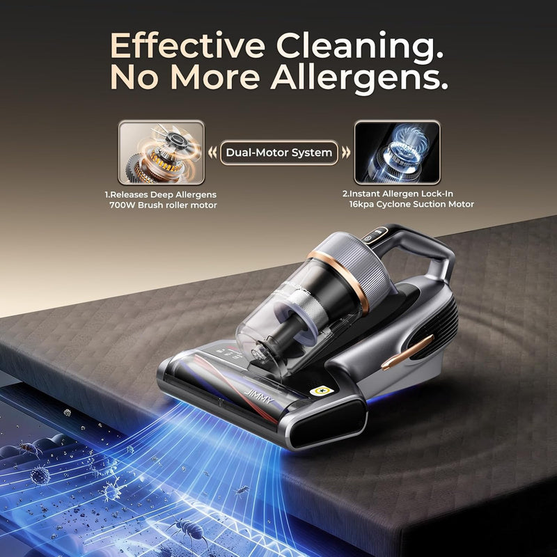 Pro Mattress Vacuum Cleaner with Dust Mite Sensor