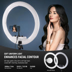 Professional 18 Inch Ring Light with Tripod Stand
