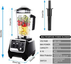 Professional Countertop Blender 2200W High Power Commercial