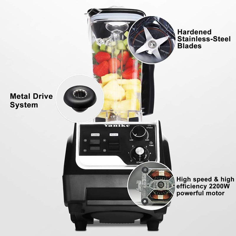 Professional Countertop Blender 2200W High Power Commercial