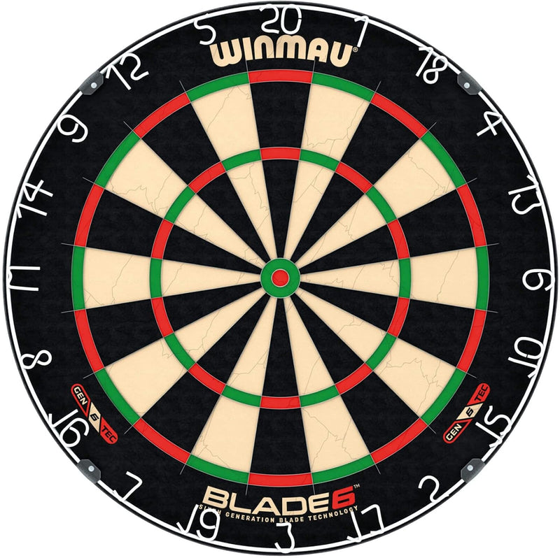 Professional Pdc-Approved Blade 6 Dartboard + Polaris