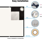 Projector Screen 100 Inch 16:9 HD 4K Wrinkle-Free