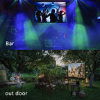 Projector Screen 100 Inch 16:9 HD 4K Wrinkle-Free