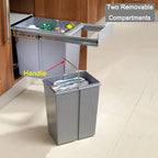 Pull Out Kitchen Bin 40L Under Sink Bins