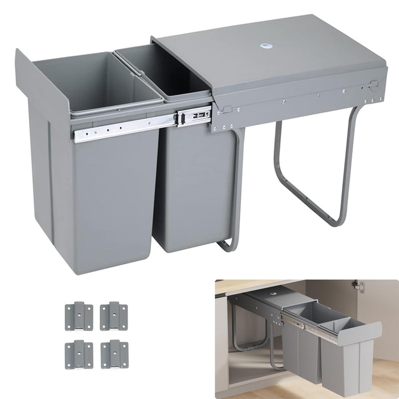 Pull Out Kitchen Bin 40L Under Sink Bins