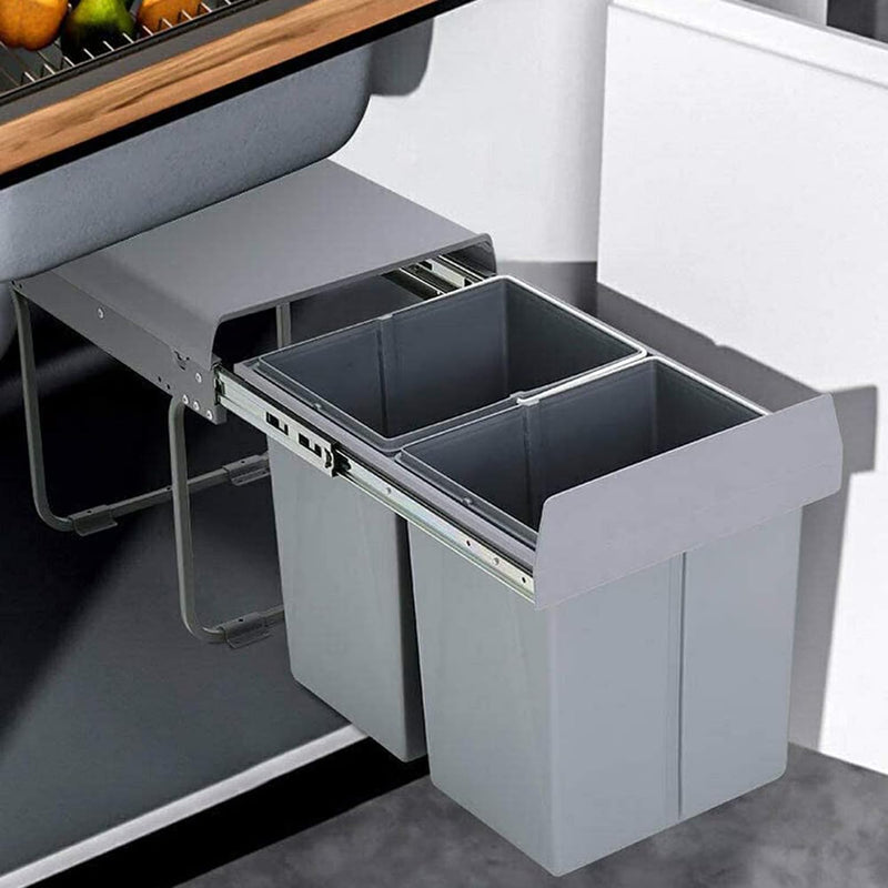 Pull Out Kitchen Bin 40L Under Sink Bins