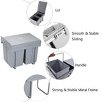 Pull Out Kitchen Bin 40L Under Sink Bins