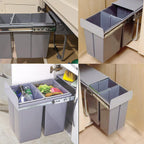 Pull Out Kitchen Bin 40L Under Sink Bins