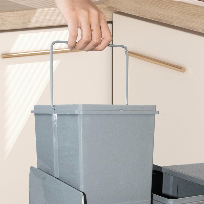 Pull Out Kitchen Bin 40L Under Sink Bins