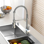Pull Out Kitchen Mixer Tap Swivel 3 Spray