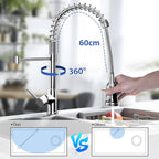 Pull Out Kitchen Mixer Tap Swivel 3 Spray
