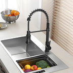 Pull Out Kitchen Mixer Tap Swivel 3 Spray