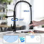 Pull Out Kitchen Mixer Tap Swivel 3 Spray