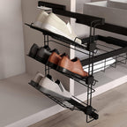 Pull-Out Side Shoe Rack for Closets