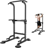 Pull Up Dip Station Stand Power Tower Adjustable