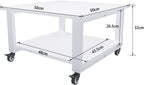 3-Tier Laser Printer Stand with Storage for Home