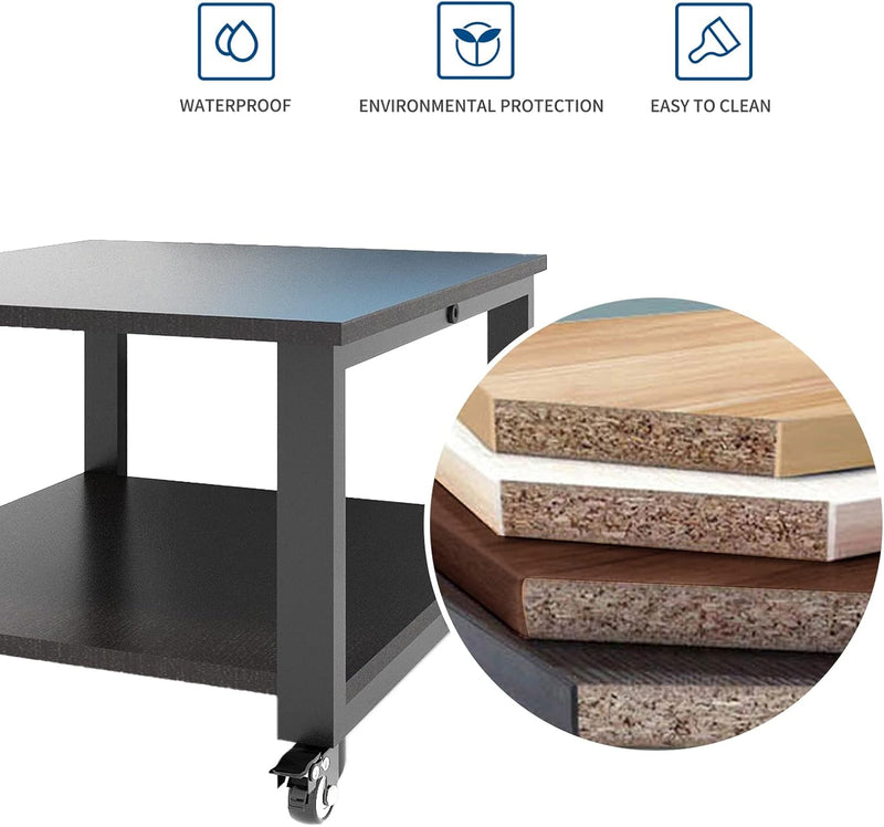 3-Tier Laser Printer Stand with Storage for Home