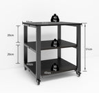 3-Tier Laser Printer Stand with Storage for Home