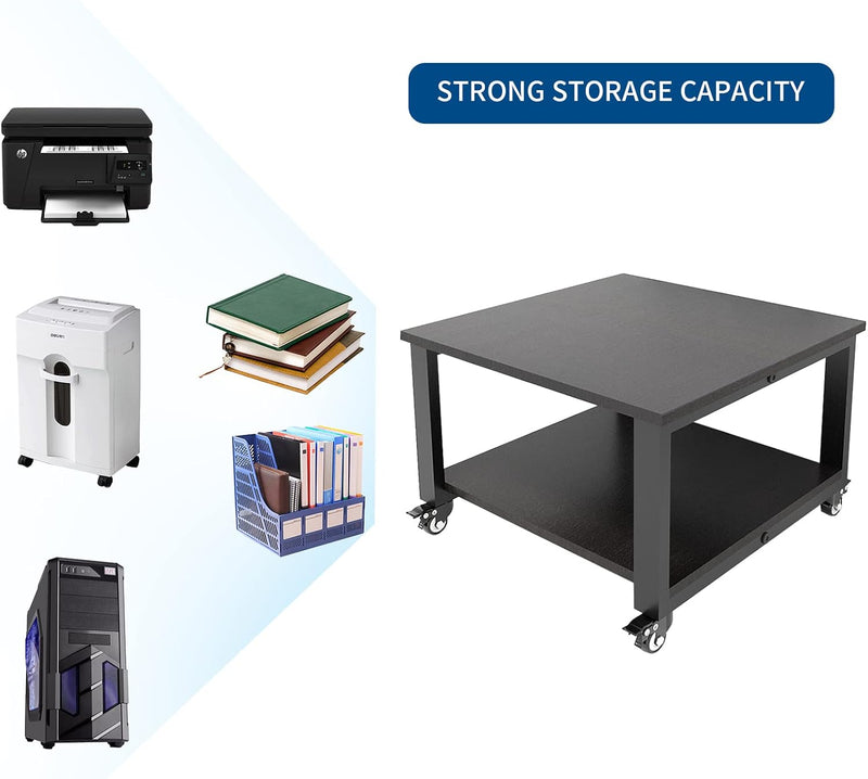 3-Tier Laser Printer Stand with Storage for Home
