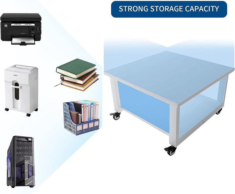 3-Tier Laser Printer Stand with Storage for Home
