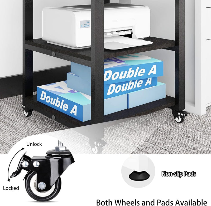 3-Tier Laser Printer Stand with Storage for Home