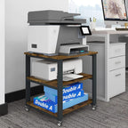 3-Tier Laser Printer Stand with Storage for Home