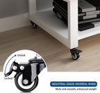 3-Tier Laser Printer Stand with Storage for Home