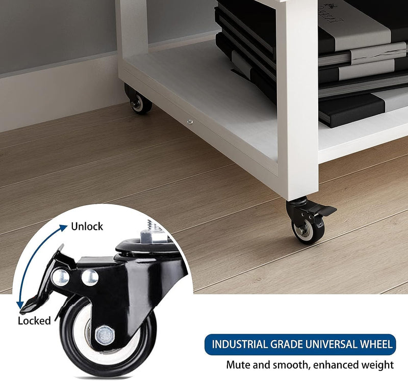 3-Tier Laser Printer Stand with Storage for Home