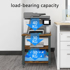 3-Tier Laser Printer Stand with Storage for Home