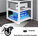 3-Tier Laser Printer Stand with Storage for Home