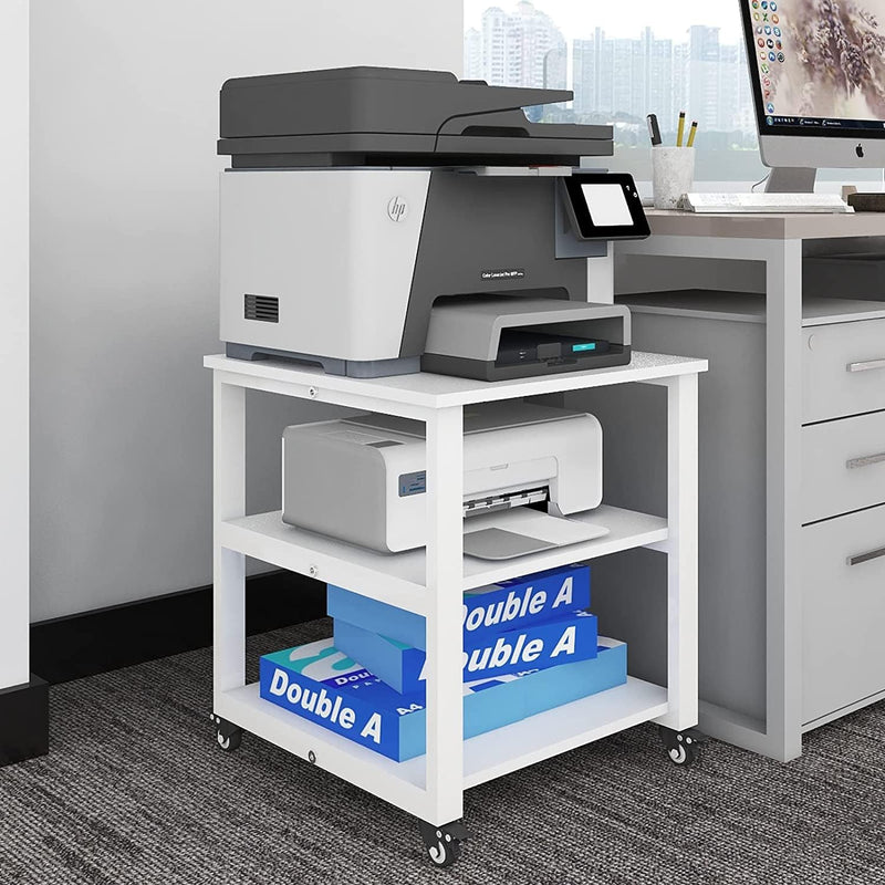 3-Tier Laser Printer Stand with Storage for Home