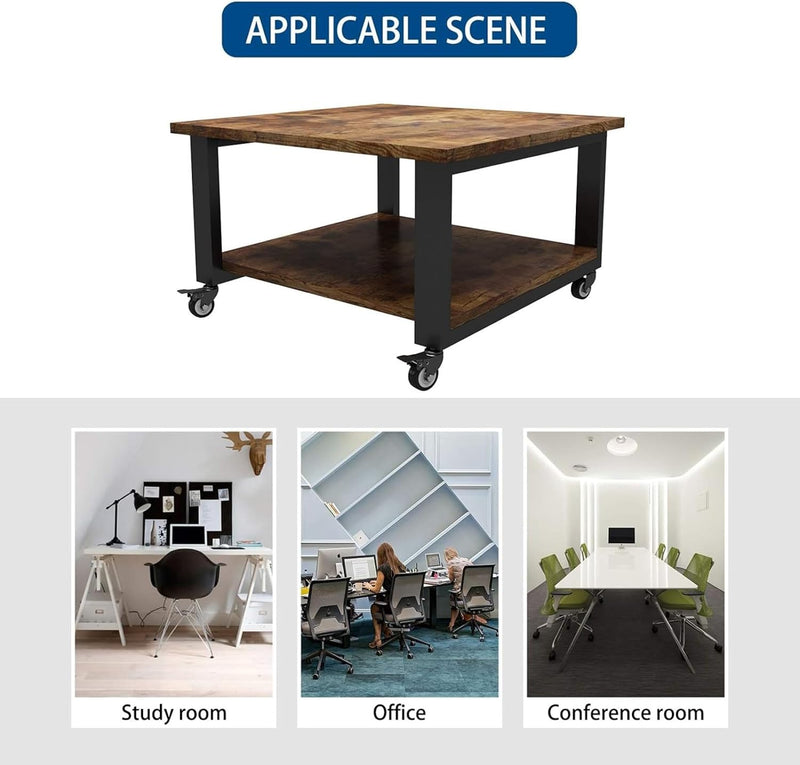 3-Tier Laser Printer Stand with Storage for Home