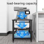 3-Tier Laser Printer Stand with Storage for Home