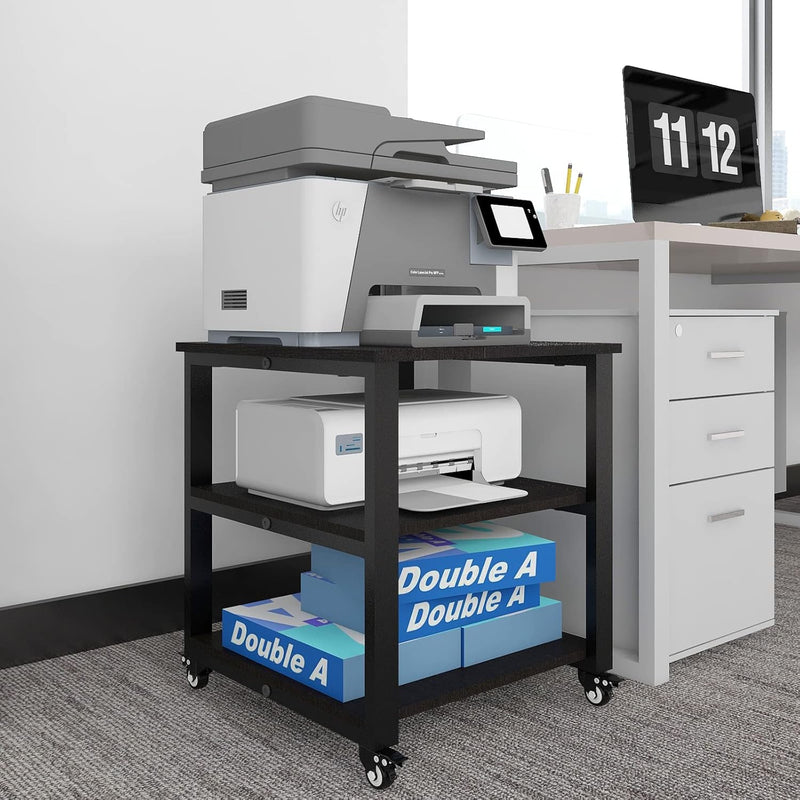 3-Tier Laser Printer Stand with Storage for Home