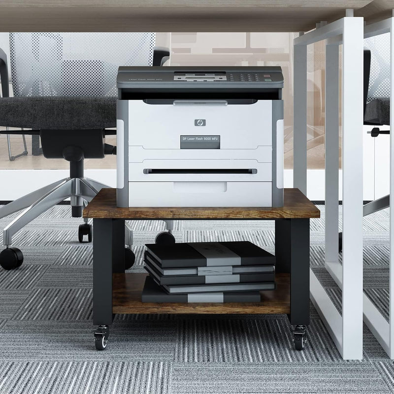 3-Tier Laser Printer Stand with Storage for Home