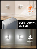 Pursnic Night Light Plug in Wall with Dusk (2 Pack)