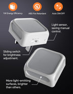 Pursnic Night Light Plug in Wall with Dusk (2 Pack)