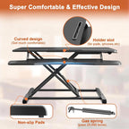 36 Inch Standing Desk Converter Height Adjustable Ergonomic