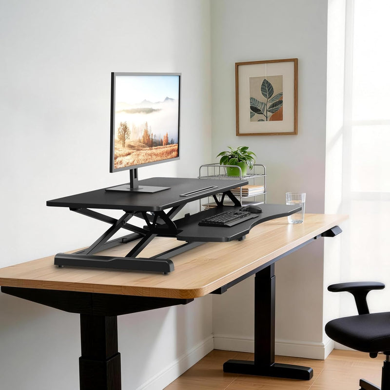 36 Inch Standing Desk Converter Height Adjustable Ergonomic