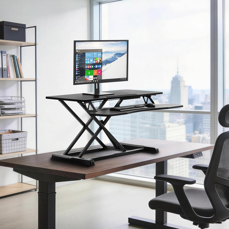 36 Inch Standing Desk Converter Height Adjustable Ergonomic