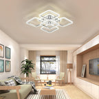 Qcyuui LED Ceiling Light Square Modern Flush Mount