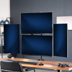 Quad Pneumatic Monitor Mount for 4 Screens Up