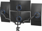 Quad Pneumatic Monitor Mount for 4 Screens Up