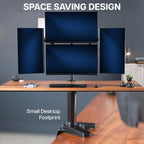 Quad Pneumatic Monitor Mount for 4 Screens Up