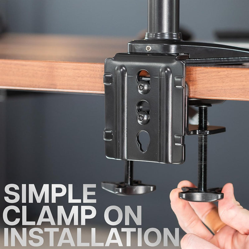 Quad Pneumatic Monitor Mount for 4 Screens Up