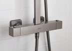 Quadrato Thermostatic Diverter Square Bar Mixer Shower Exposed