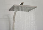 Quadrato Thermostatic Diverter Square Bar Mixer Shower Exposed