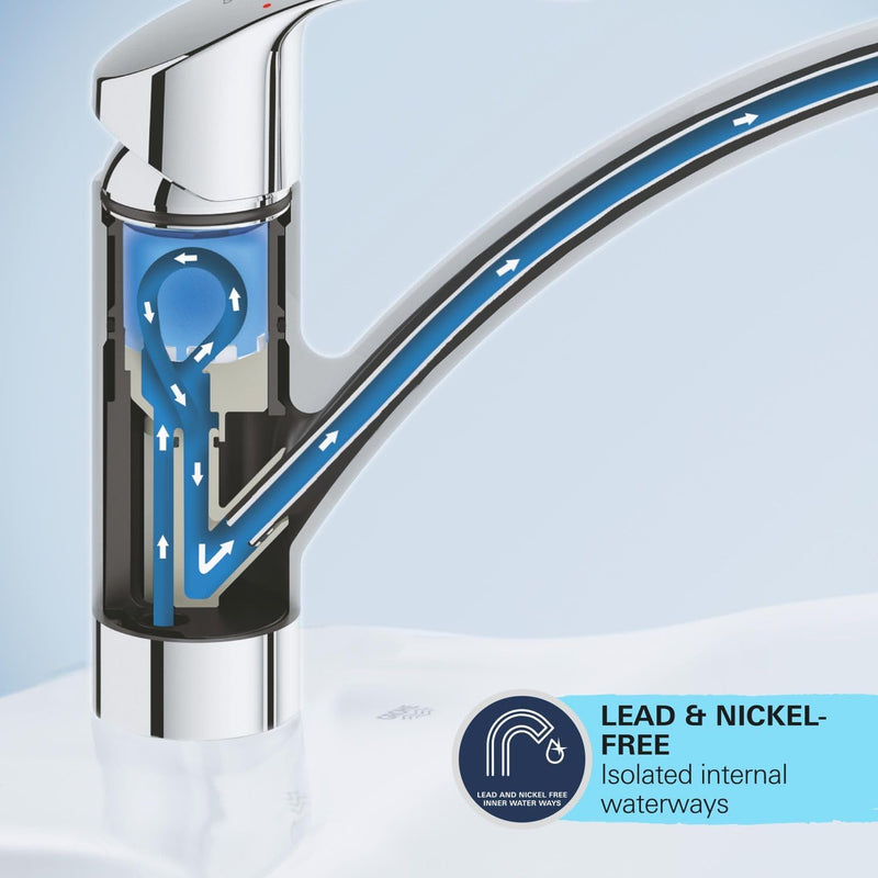 Quickfix Start Kitchen Sink Mixer Tap Chrome